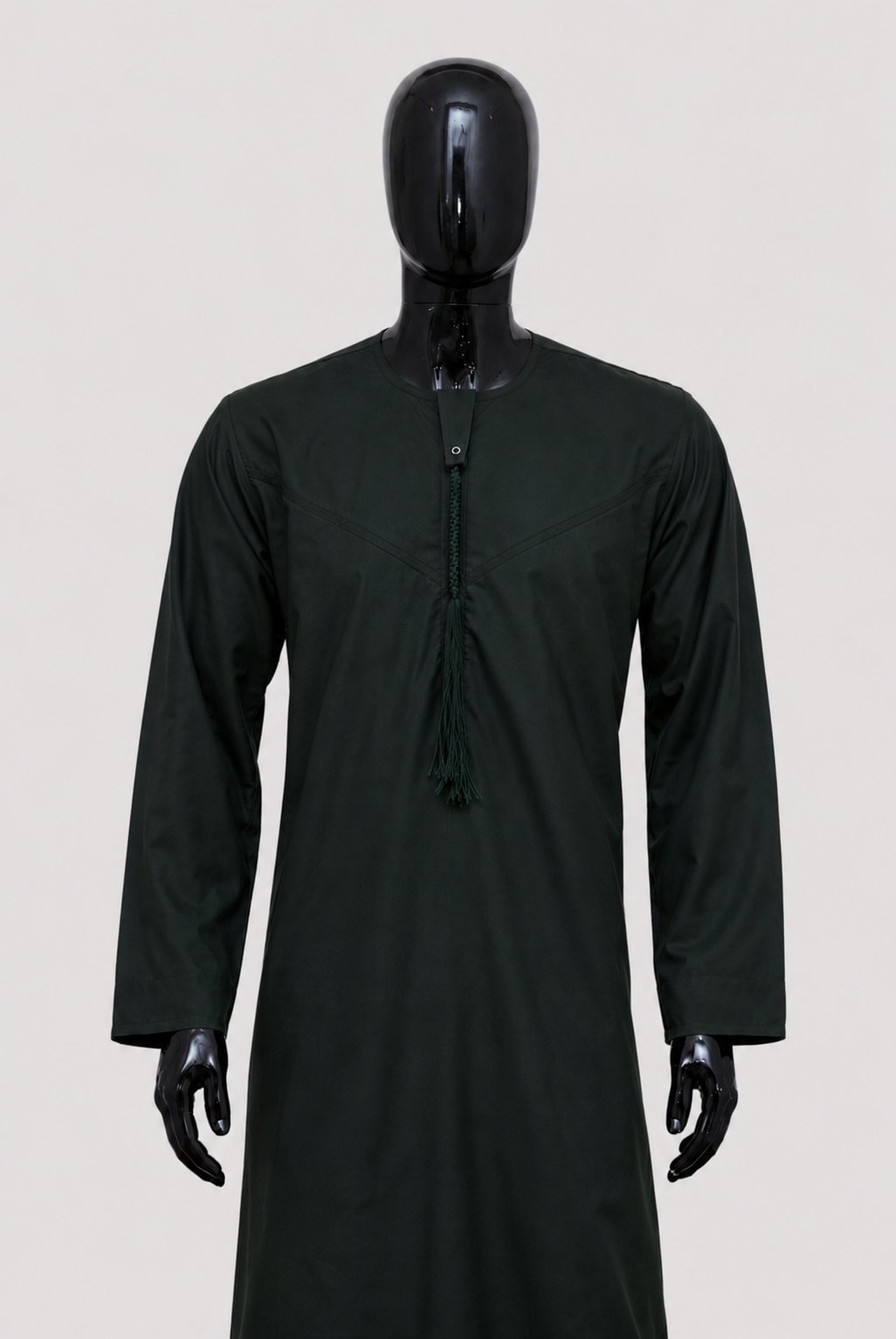 Premium Omani Thobe/Jubba – Collarless, Zipped, Pockets | 8 Colours